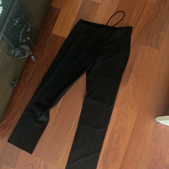 Unbranded black sexy asymmetrical trousers SMALL - Picture 3 of 3